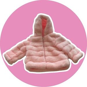 Rothschild Pink Puffer Jacket with Hood
